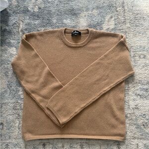 Lulu’s Women’s Camel Crewneck Sweater
